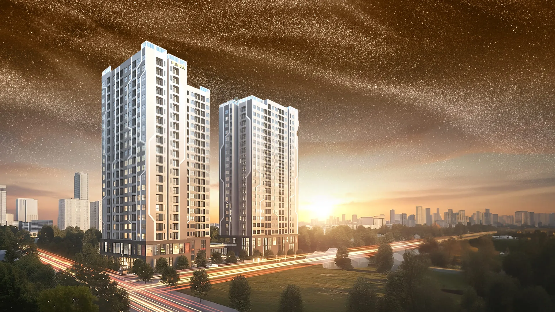 Phối cảnh kiến trúc dự án Fenica Dĩ An